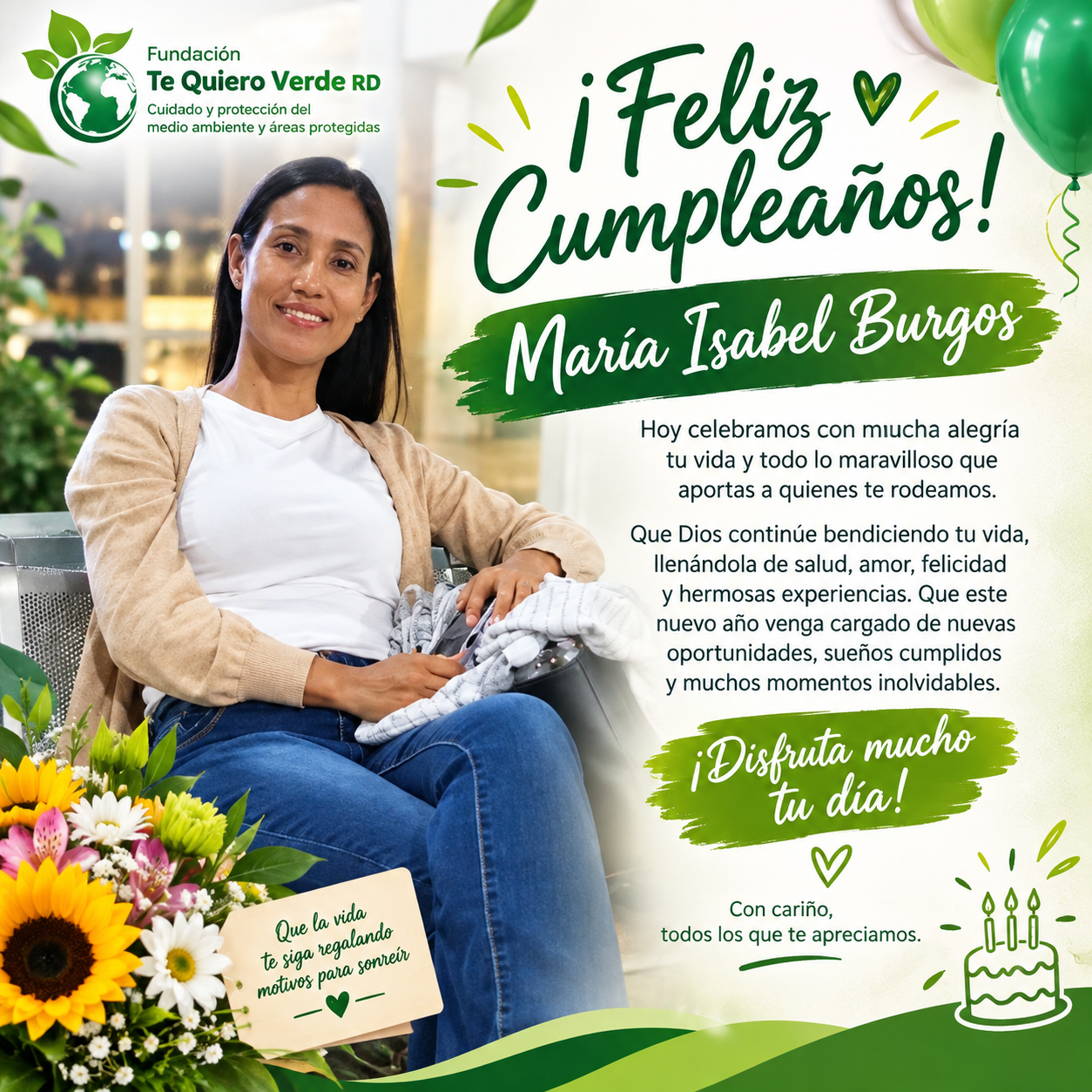 ¡Feliz cumpleaños, María Isabel Burgos!